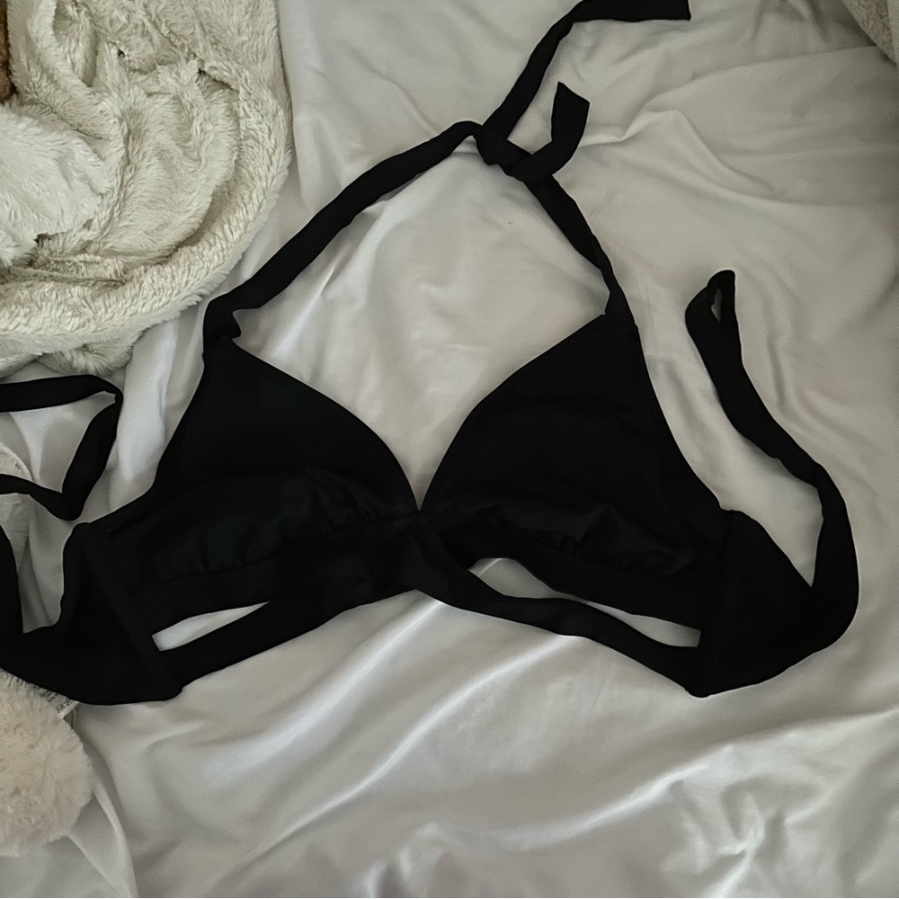 black d/dd swim bikini top